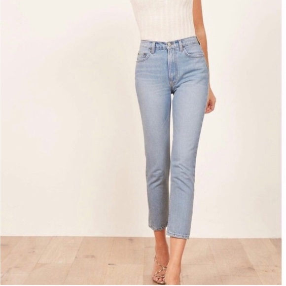 Reformation Julia Crop High Jean Sz 26 - Picture 3 of 17